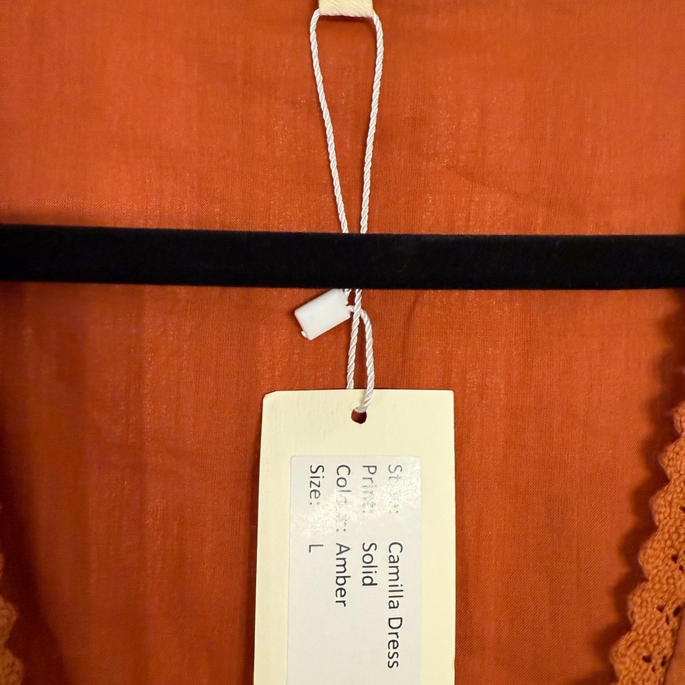 Paloma Blue Orange Ruffled Sleeve Maxi Wrap Dress NWT - Picture 2 of 6